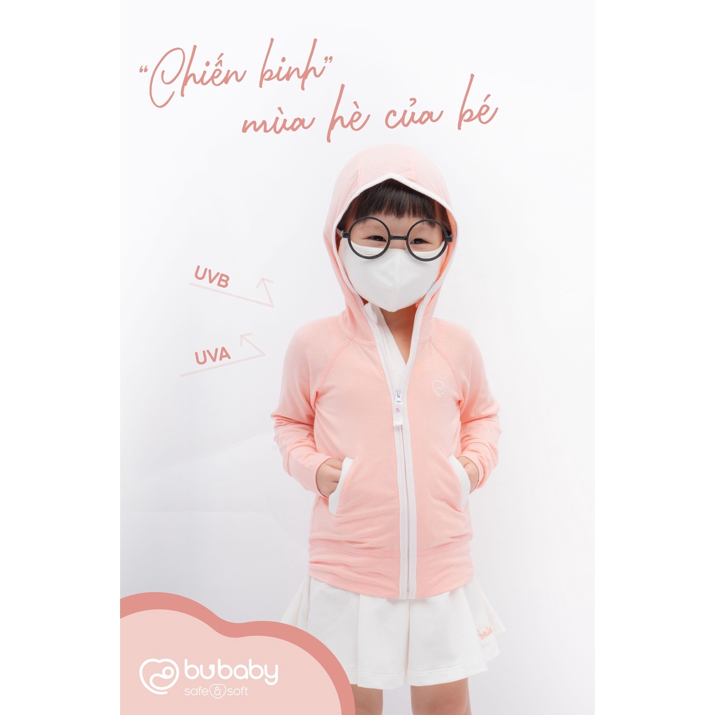 khẩu trang kháng khuẩn 2 lớp chất liệu Bamboo cho bé hãng Bubaby