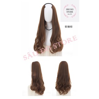 [MẪU MỚI] KẸP TÓC GIẢ 3/4 U XOĂN ĐUÔI DÀI LOẠI 1
