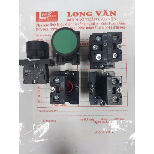 Nút nhấn nhả Chint Phi 22mm NO_ NC