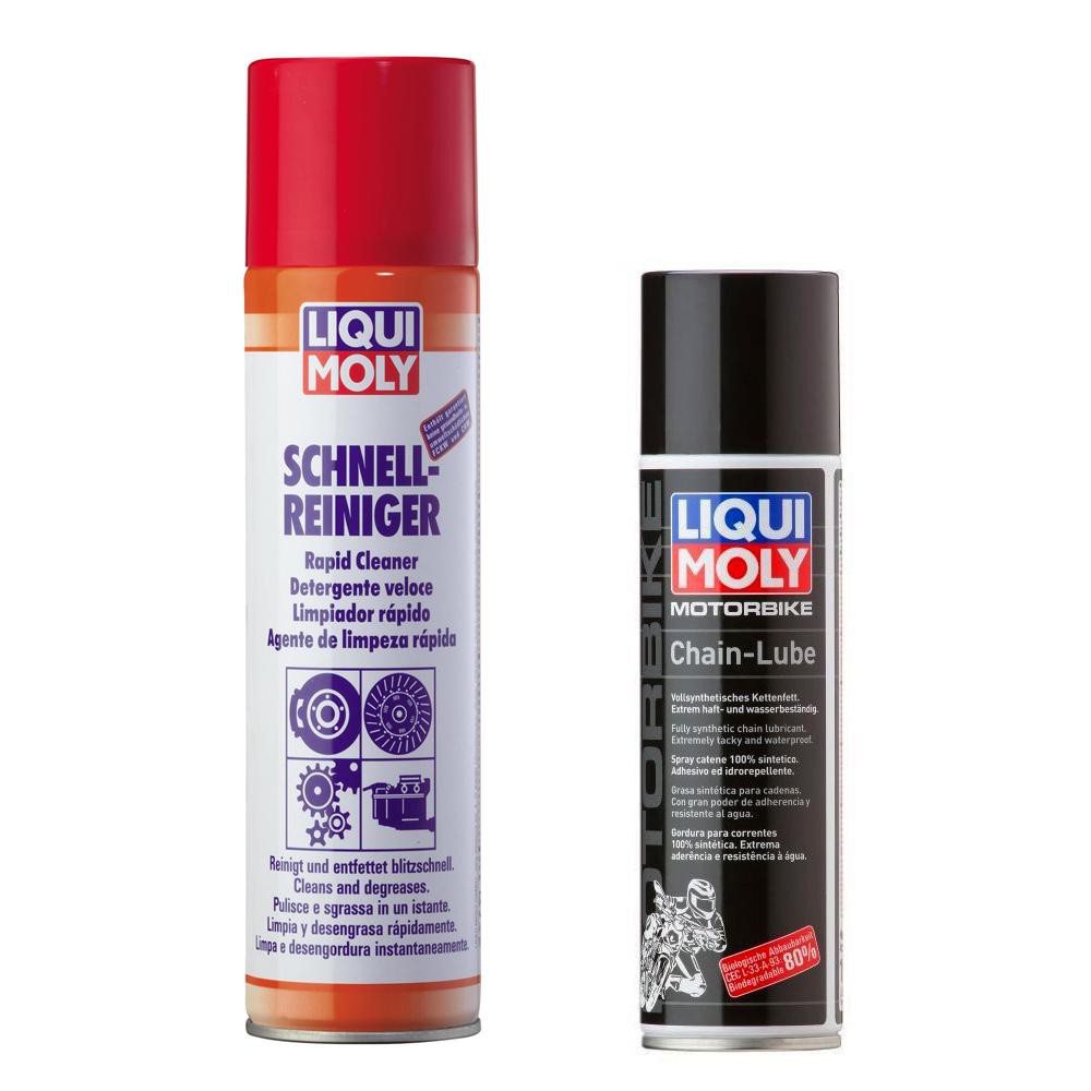 BỘ 2 SẢN PHẨM VỆ SINH VÀ XỊT BẢO DƯỠNG SÊN LIQUI MOLY 3318 và 1508