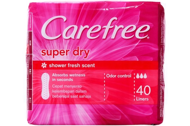 Băng vệ sinh hàng ngày carefree siêu thấm 40 miếng - ảnh sản phẩm 2