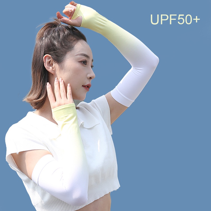 Găng tay chống nắng nam nữ  xỏ ngón Fashion, bao ống tay đi chống nắng Hàn Quốc giá rẻ Sagopy