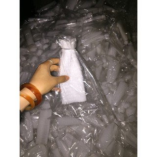 50 túi xốp bọc na (xốp 18cm+nilong 20x25+ thun chịu nhiệt)