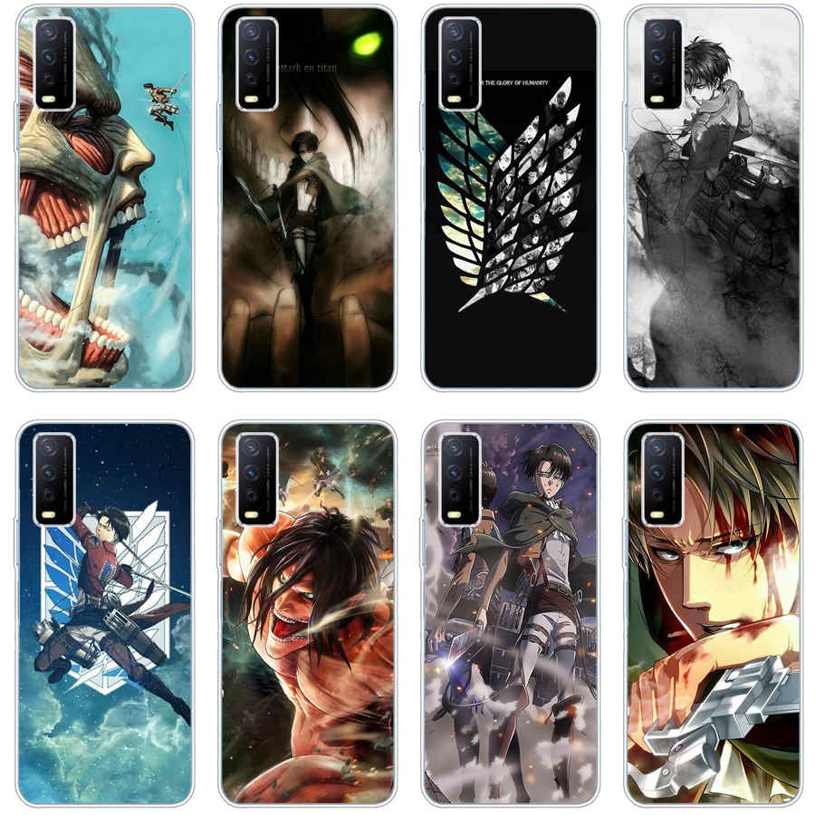 Ốp silicon Tpu Họa Tiết Trong Attack On Titan Thời Trang Cho Vivo Y85 V9 Pro V11 Pro V17 Pro Y12S Y20S Y20 Y17