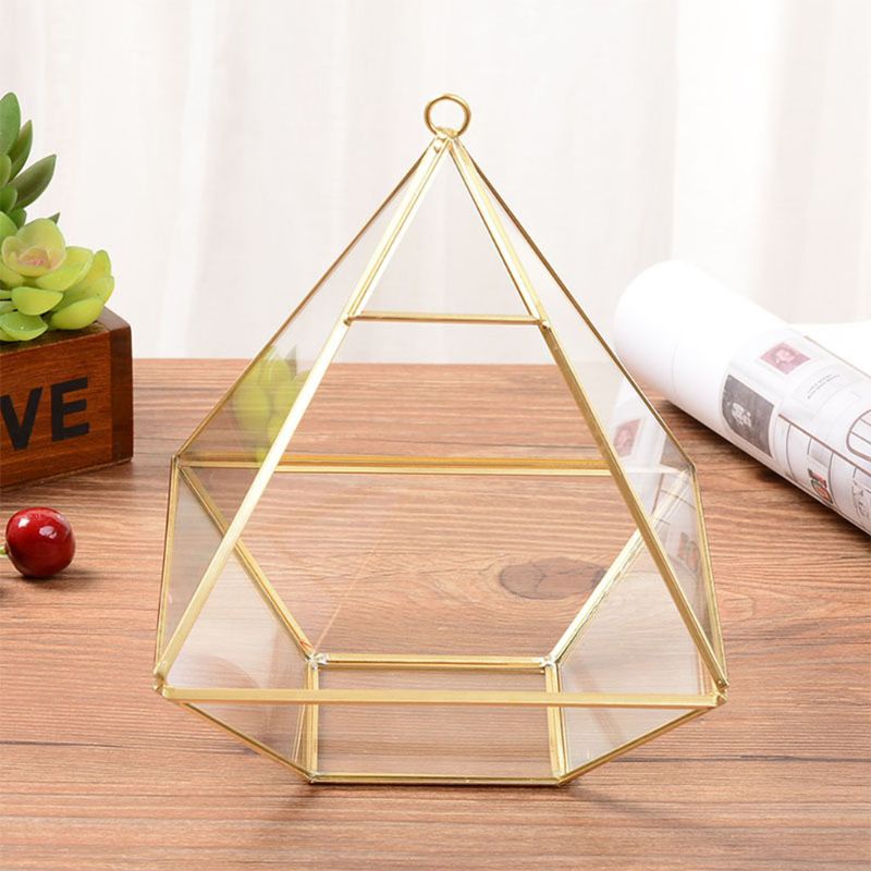 Giá Đỡ Trưng Bày Nhẫn Hình Kim Tự Tháp Bằng Thủy Tinh