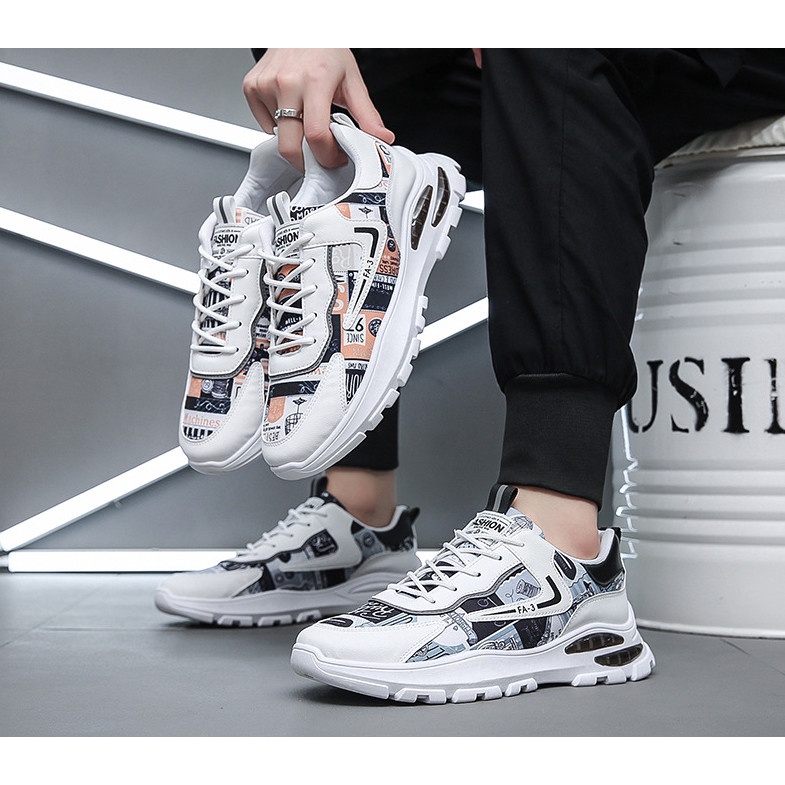 Giày sneaker nam FA-3 đế đệm khí siêu ngầu phong cách 2022