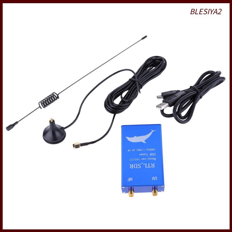 Ăng Ten Thu Sóng Cổng USB RTL2832U + R820T2 0.1MHz-1.7GHz UHF VHF HF RTL-SDR