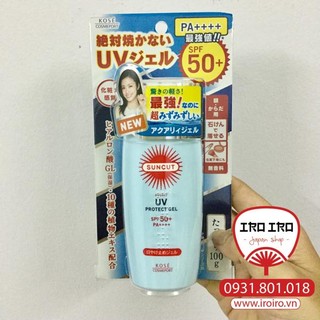 Kem chống nắng Kose Suncut UV Protect Gel SPF50+ PA++++ 100g