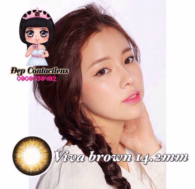 Lens Vassen Hàn Quốc_Viva Brown