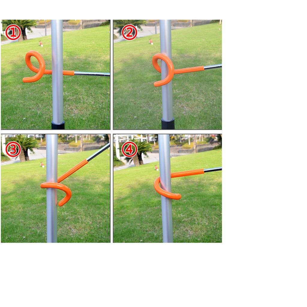 Cây treo đèn,móc treo đèn đa năng  2 đầu cho cắm trại, dã ngoại, phượt - Camping VietNam