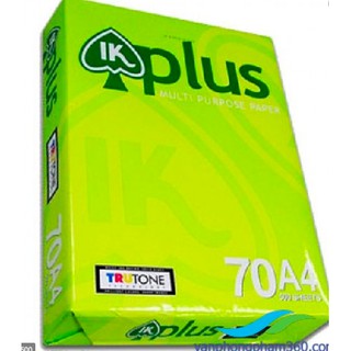 Giấy in IK Plus A4,A5 Định Lượng 70,80 gsm ( freeship từ 25gsm bao đổi trả)