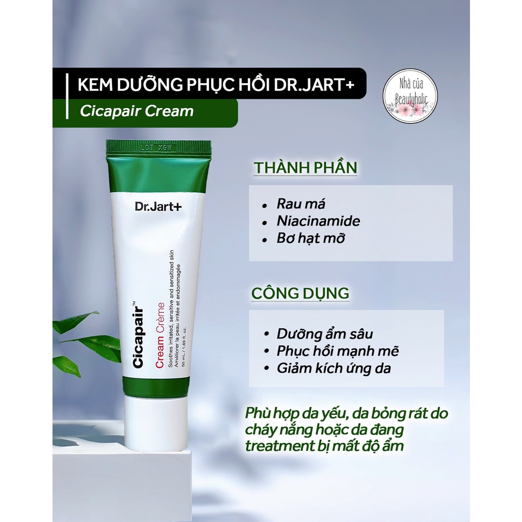Kem dưỡng phục hồi DR.JART+ CICAPAIR CREAM