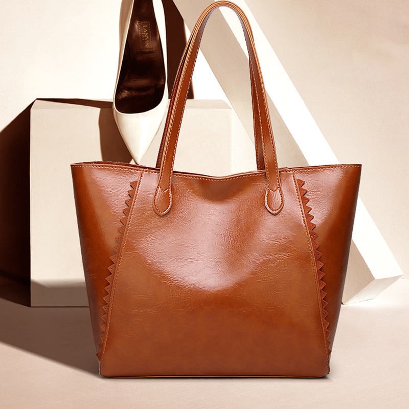 Túi Đeo Vai Chất Liệu Da Bóng Phong Cách Âu Mỹ Cổ Điển Thời Trang Cho Nữ