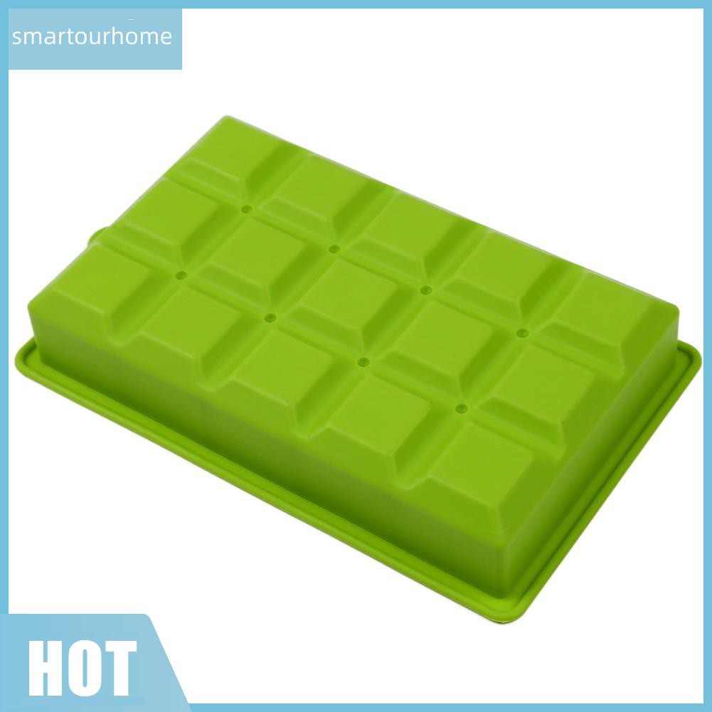 Khay bằng silicone hình vuông DIY để làm nước đá tiện dụng