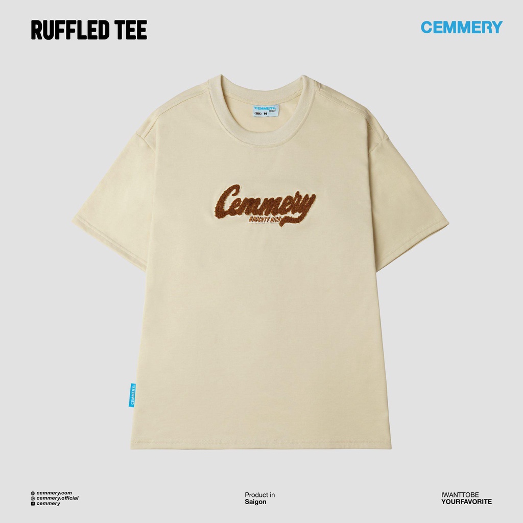 Áo Thun Thêu Xù LocalBrand Cemmery &quot;RUFFLED TEE&quot; # 5 Color