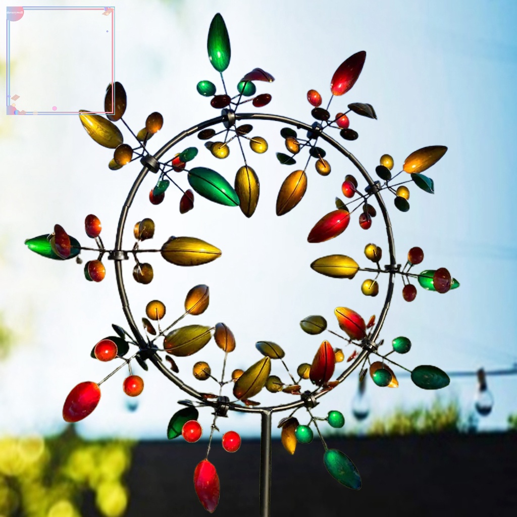 Chong Chóng Xoay Nhiều Màu Sắc Trang Trí Sân Vườn