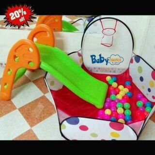 khuyến mại khủng 1 set câu trượt mini vs 1 lều bóng vs 100 bóng