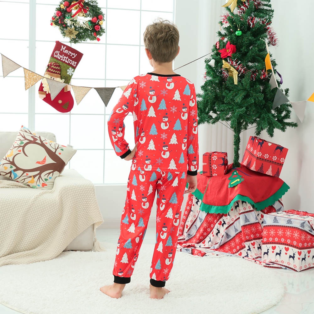 BEAR LEADER Bộ Đồ Ngủ Liền Thân Họa Tiết Hoạt Hình Chú Gấu Dễ Thương Thời Trang Xuân Thu Cho Gia Đình