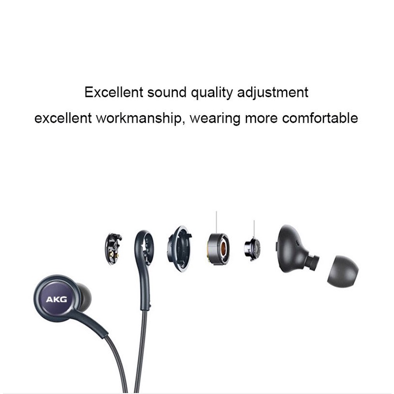 Tai Nghe Nhét Tai AKG S10 chân tròn 3.5m cho điện thoại S9/S10, âm bass nghe cực tốt, âm thanh rõ ràng, hàng full box