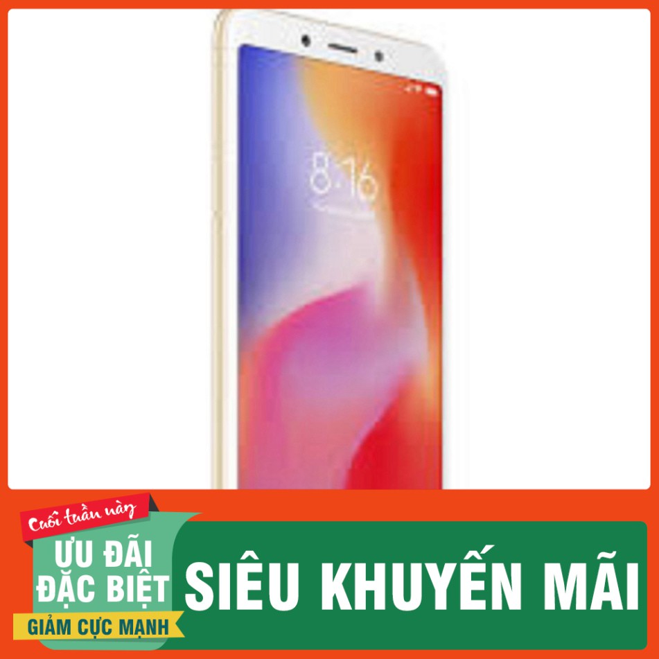 GIÁ SIÊU SỐC  điện thoại Xiaomi Redmi 6a 2sim ram 3G rom 32G mới Chính hãng, Có sẵn Tiếng Việt GIÁ SIÊU SỐC