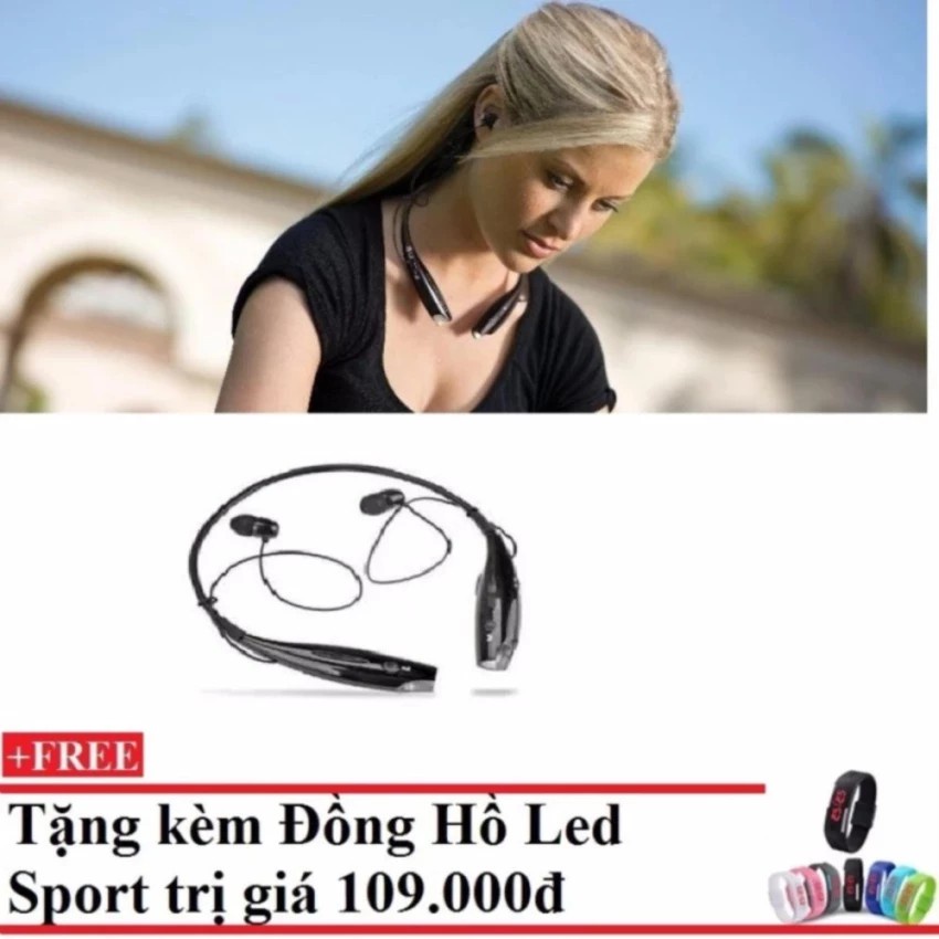 Tai nghe Bluetooth HBS 730 +Tặng Đồng hồ leb Sport -dc1003