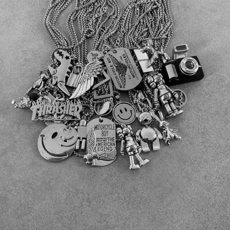 Vòng cổ hip hop thời trang nam nữ unisex full box