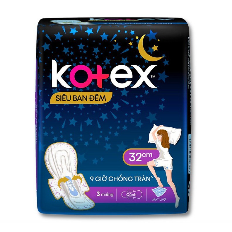 Băng vệ sinh ban đêm Kotex Style chống tràn 4 miếng tienluat97