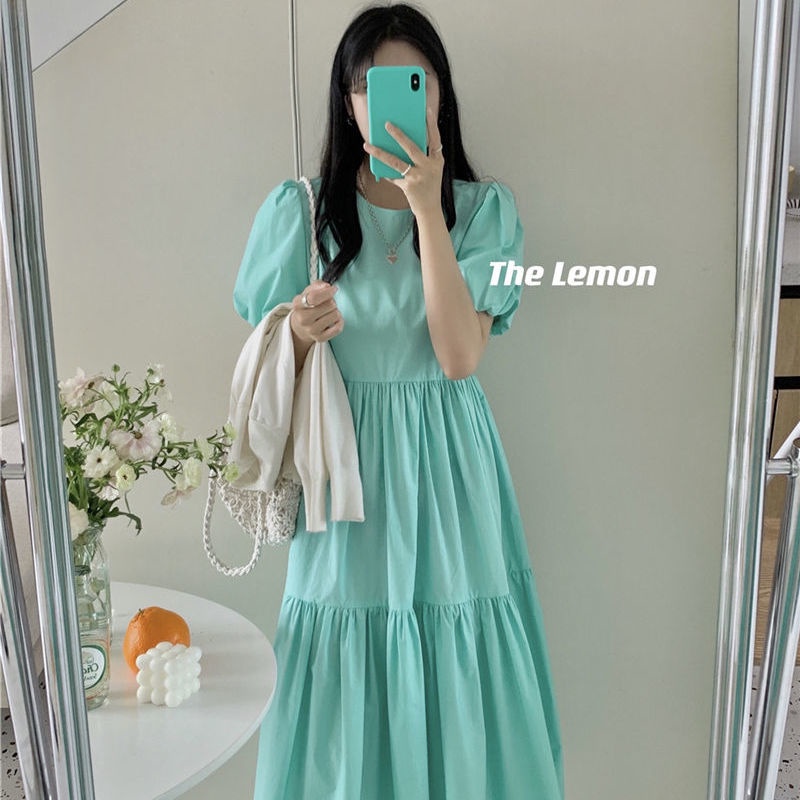 Đầm chữ A dáng rộng phong cách mùa hè Hàn Quốc thịnh hành cho nữ