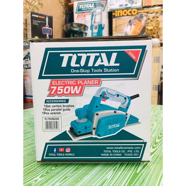 TOTAL Máy bào điện 750W TL7508226 & TL5508216