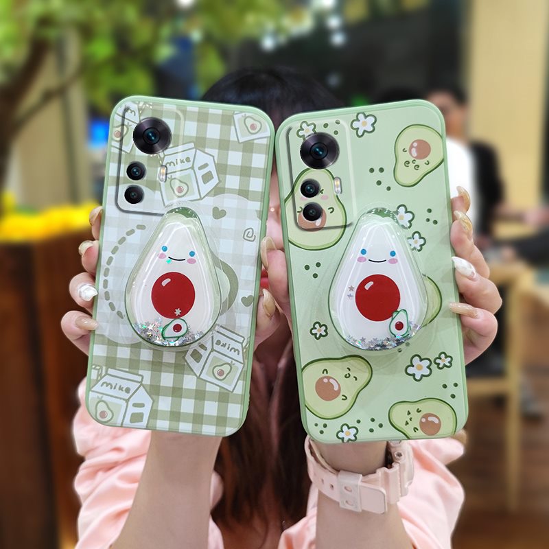 Quicksand Cartoon Phone Case For Xiaomi Redmi K50 Ultra/Xiaomi 12T 5G Skin feel silicone protective case cute Anti-fall