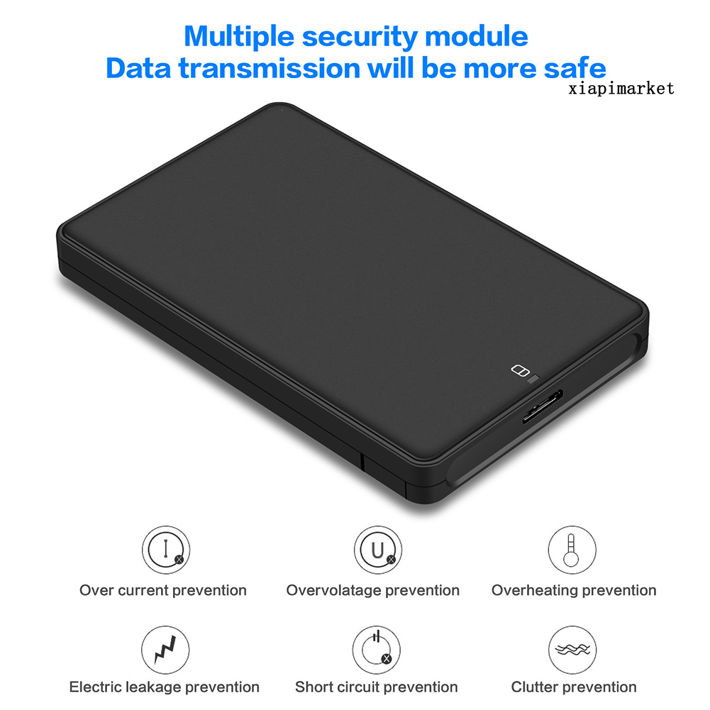 Vỏ Ổ Cứng Ngoài 2.5inch Hỗ Trợ 2tb Sata Sang Usb3.0 Ssd