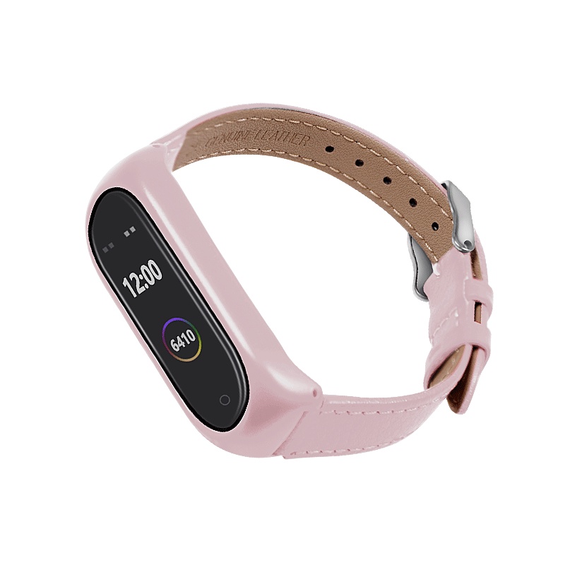 Dây Đeo Da Thay Thế Cho Đồng Hồ Thông Minh Xiaomi Mi Band 6/5/4/3