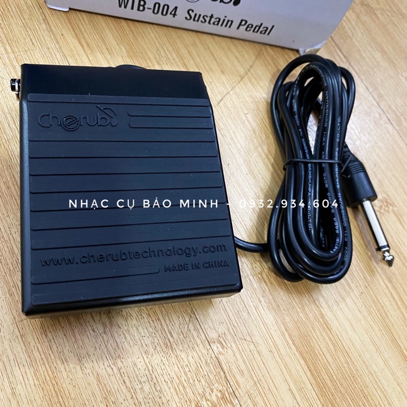 Pedal Cherub WTB-004 cho Đàn Organ, Piano, Trống Điện Tử - Bàn đạp tạo tiếng vang Sustain Keyboard