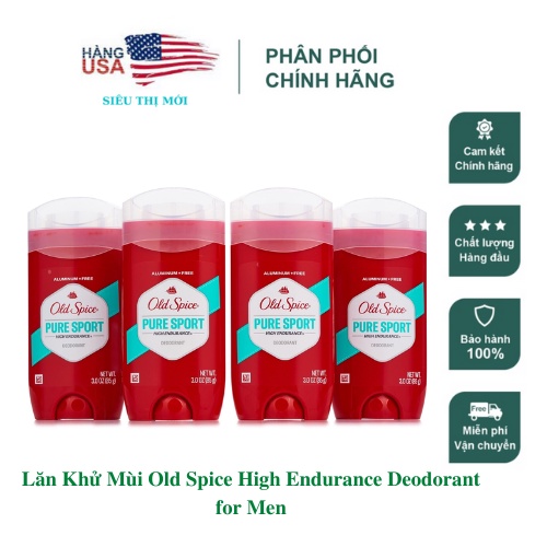 Lăn Khử Mùi Old Spice High Endurance Deodorant for Men 06/2025