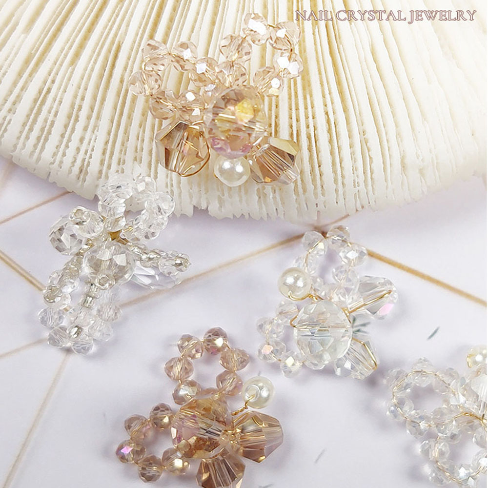 [Hàng mới về] Phụ kiện nơ/ bướm 3d trang trí móng tay