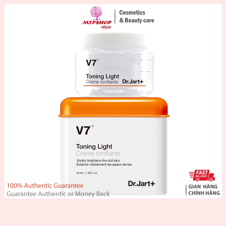 KEM DƯỠNG V7 TONING LIGHT CRÈME TONIFIANTE DR.JART+ 50ML (Mẫu Mới)