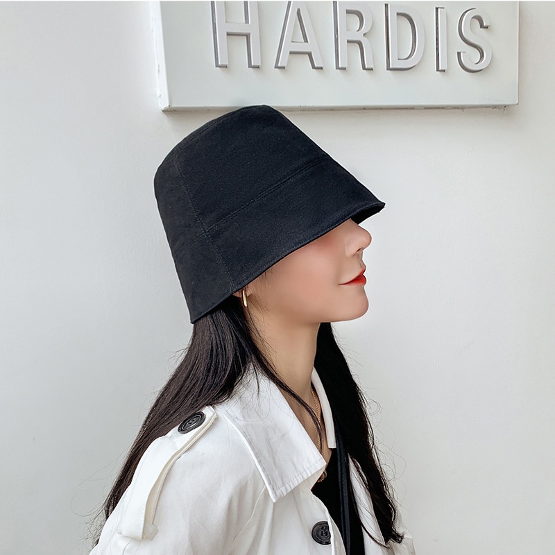 Mộc® Mũ Bucket Sụp Vành Chống Nắng Phong Cách Retro Hàn Quốc