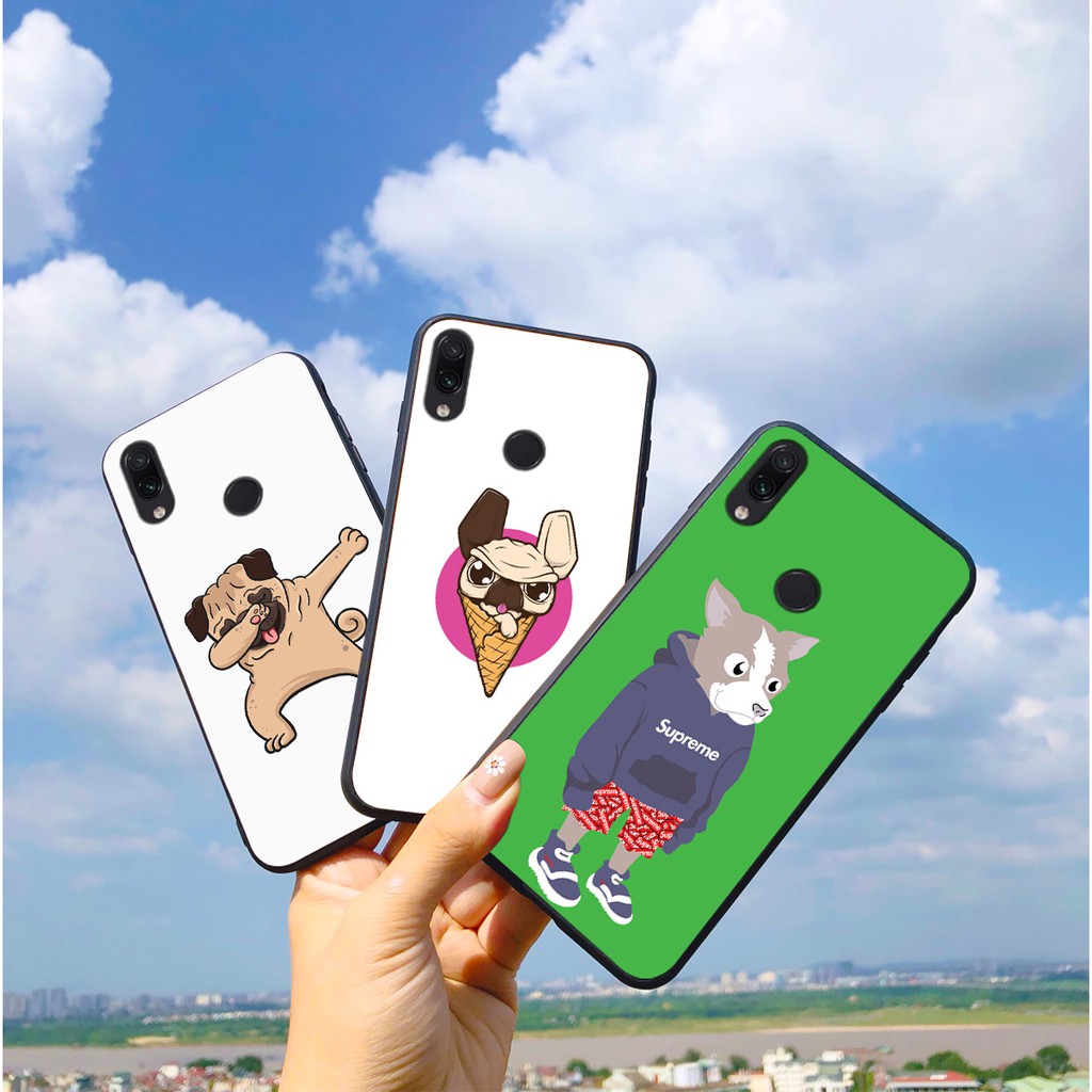 ỐP ĐIỆN THOẠI XIAOMI  REDMI NOTE 7/7 PRO-REDMI MI 7 IN HÌNH DỄ THƯƠNG-BẢO VỆ MẶT LƯNG ĐIỆN THOẠI