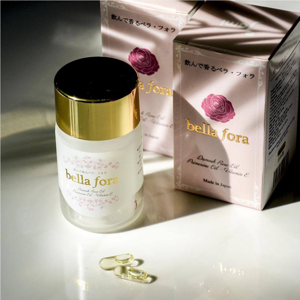 Viên uống cải thiện nội tiết nữ sau sinh và tạo hương thơm cơ thể tự thân Bella Fora Nhật Bản 35 viên