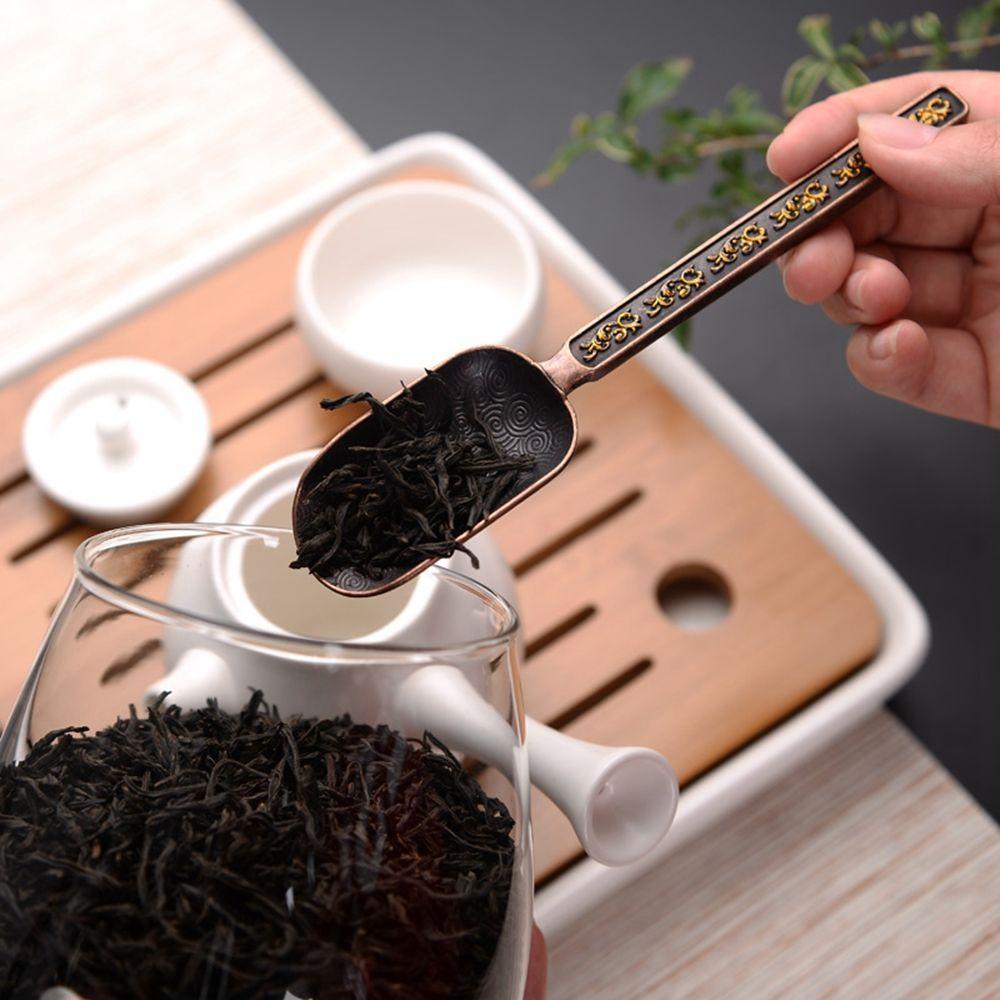 AUGUSTINA Giá Đỡ Muỗng Uống Trà Bằng Đồng Phong Cách Trung Hoa Cổ Điển