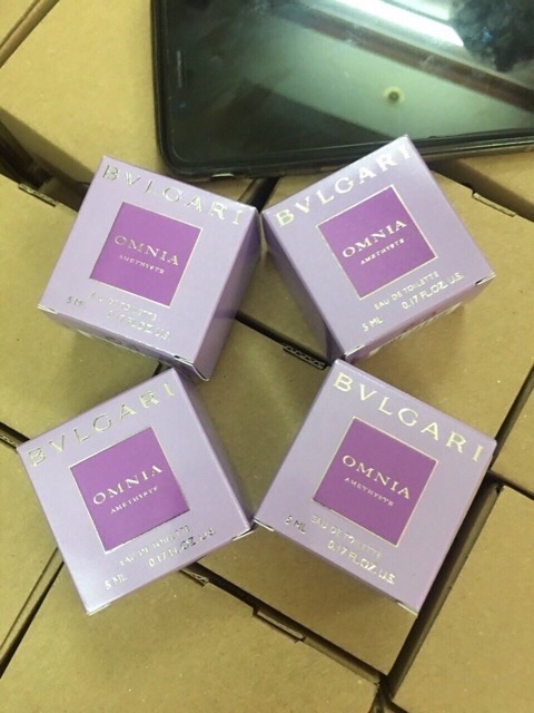 [mini] Nước hoa Bvlgari Omnia Amethyste EDT 5ml