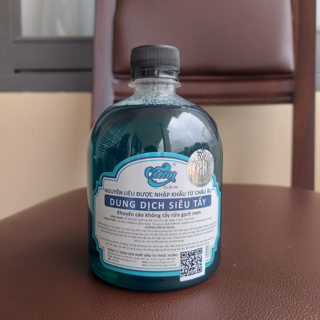 DUNG DỊCH RỬA XE NƯỚC RỬA XE KHÔNG CHẠM OCEAN 500ML. ĐẬM ĐẶC  - TẨY RỬA ĐA NĂNG - TẨY LỐC MÁY XE