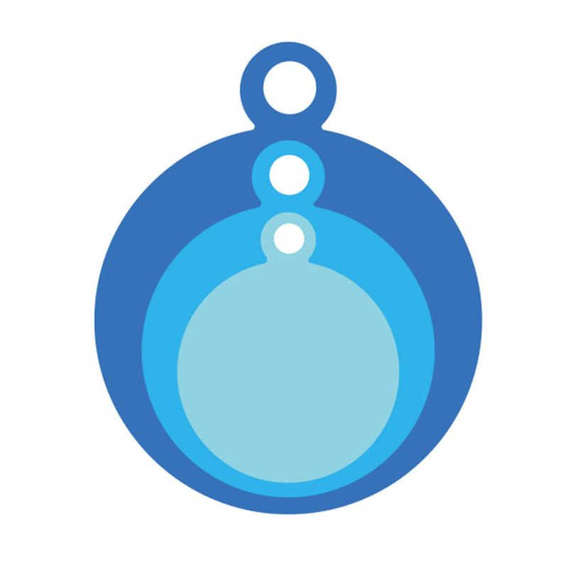 Khuôn Cắt Thẻ Trang Trí Album Hình Tròn Bằng Kim Loại