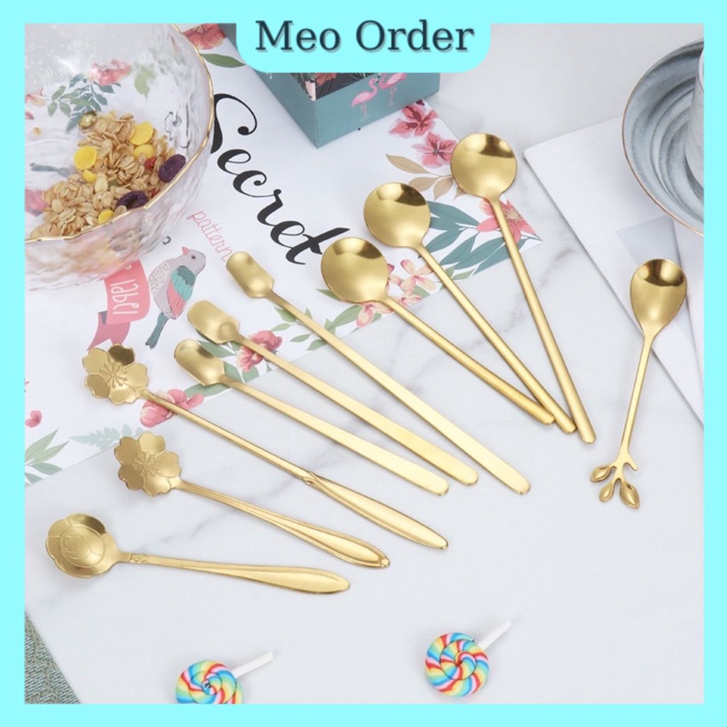 Set 10 thìa hoa anh đào phong cách Nhật Bản - Dungcunhabephd
