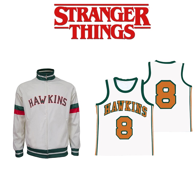 Stranger Things Lucas Sinclair Cosplay Costume Unisex Size Casual Sports Jacket Hawkins Coat