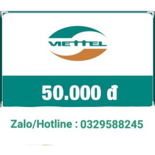 Thẻ Viettel 50k