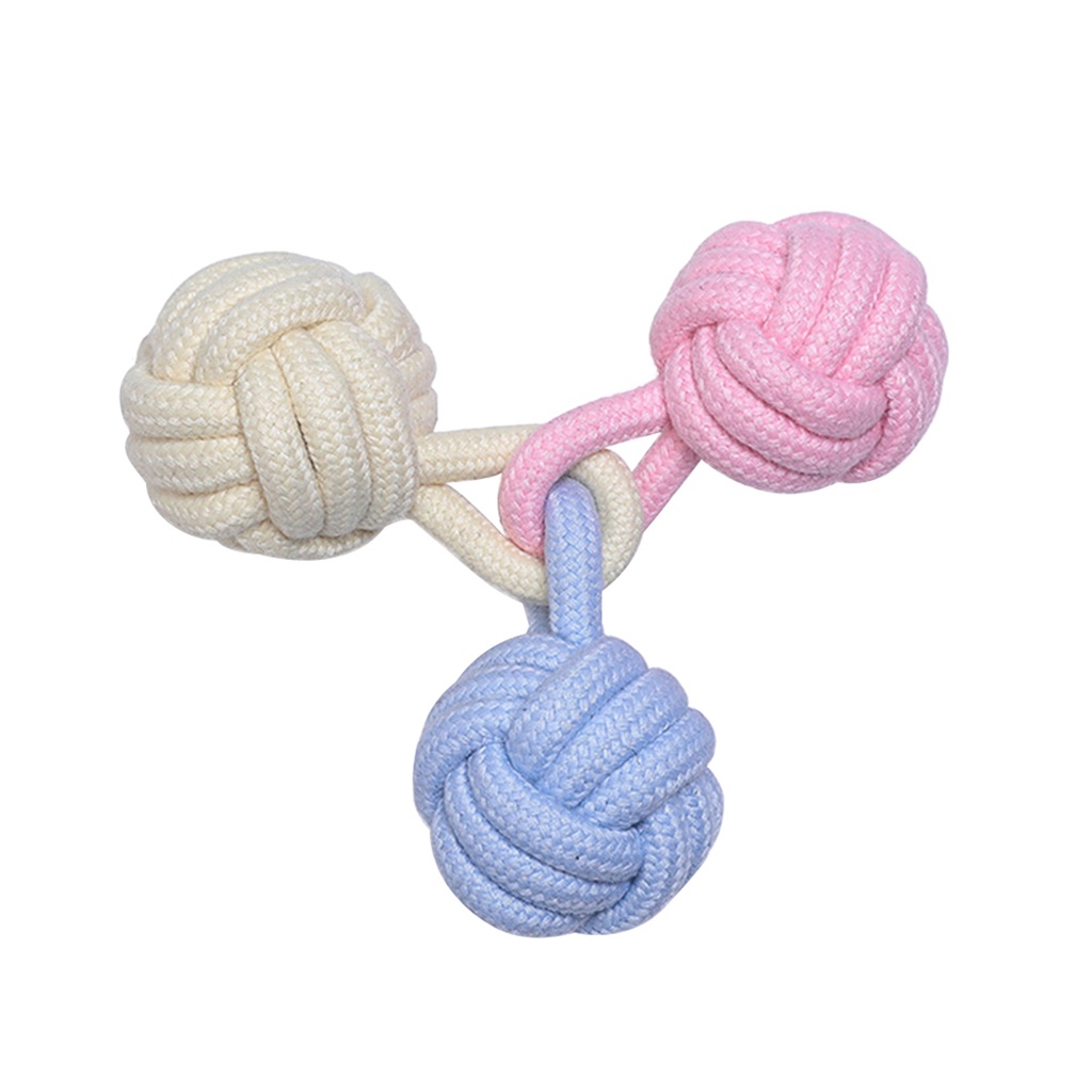 Đồ Chơi GặM BằNg Cotton, GiúP LàM SạCh Răng Cho Thú Cưng