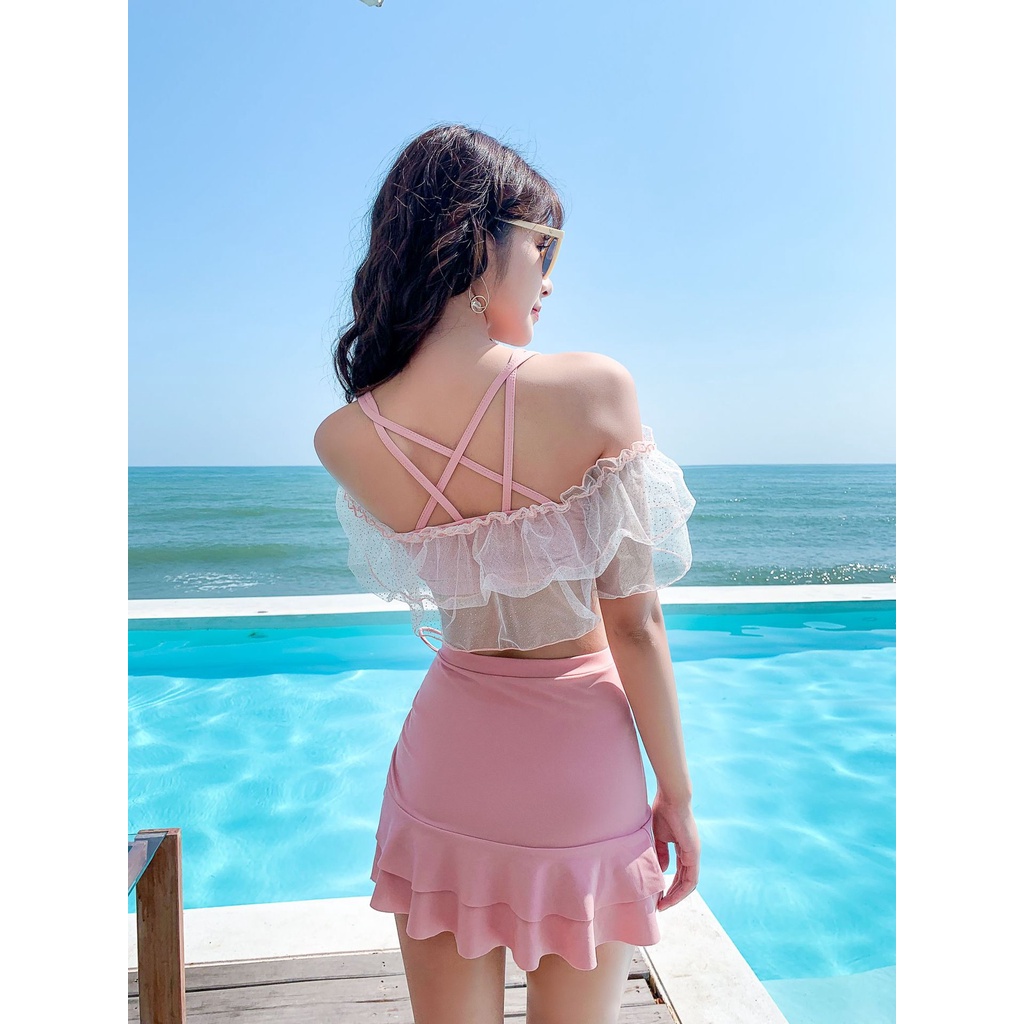 Đồ tắm hai mảnh kiểu váy cho nữ
