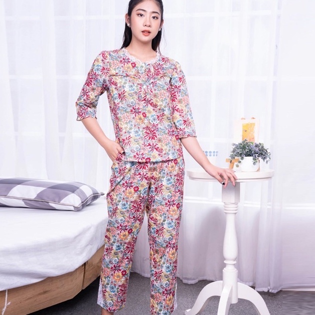 Bộ đồ thô hoa G9moza 10056-10057