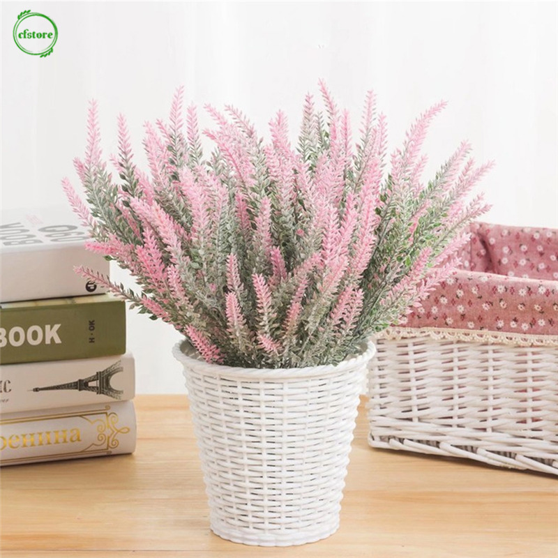 Bó Hoa Oải Hương Nhân Tạo Trang Trí Nội Thất